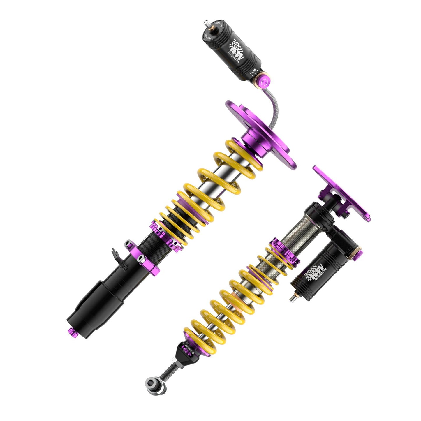 KW COILOVER SUSPENSION V4 RACING INCL. TOP MOUNTS - F80/F82/F83/F87 - M2/M3/M4