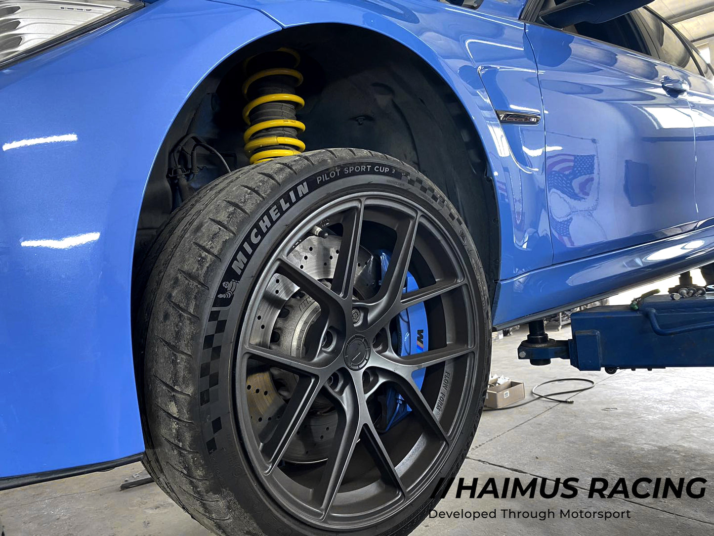 Haimus Performance F8X Height Adjustable Springs kit with Camber Plates