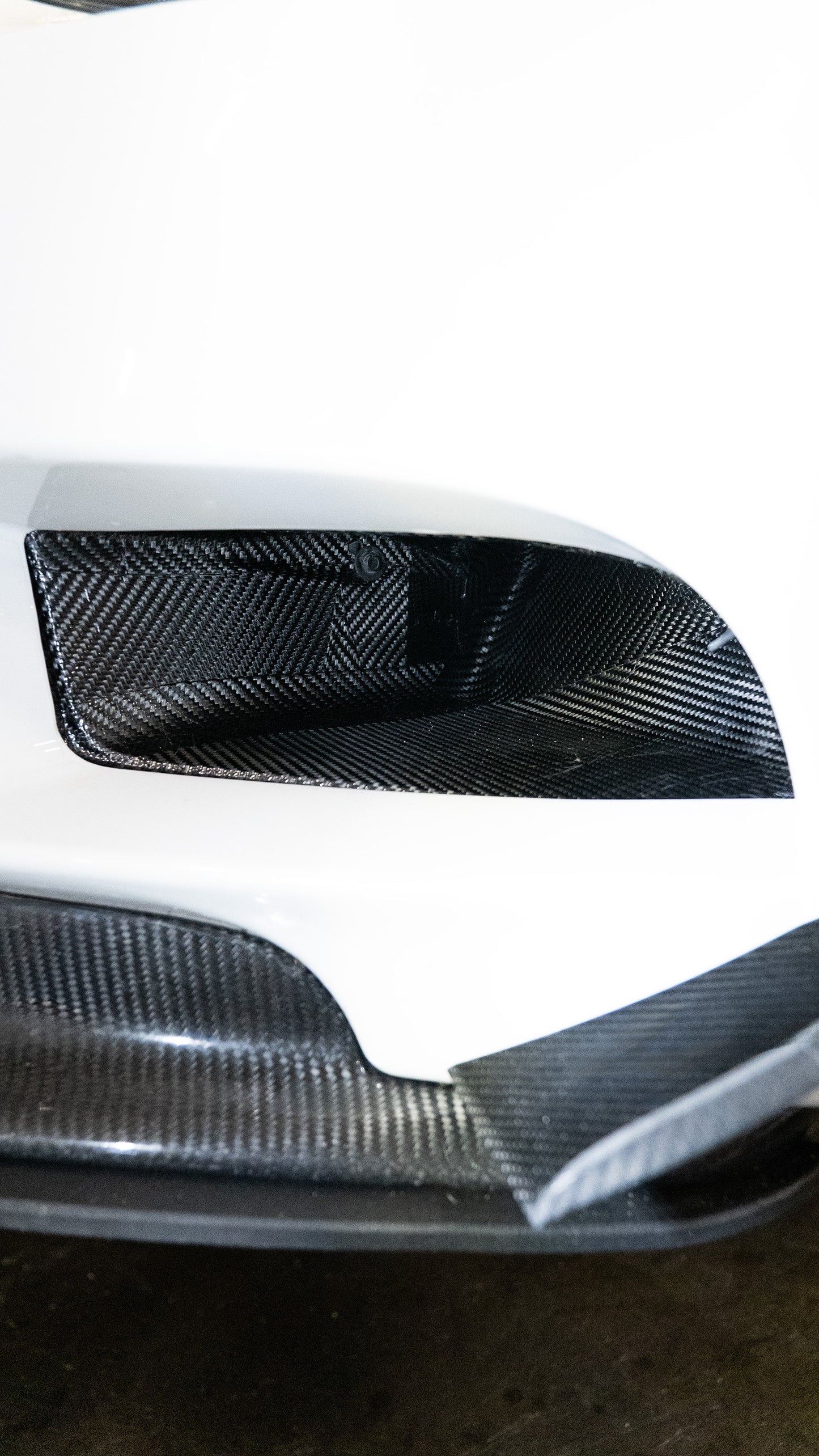 Haimus Racing Intake Bumper Inlet Pre-Preg Carbon Fiber