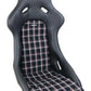 RECARO Pole Position ABE Classic Line Leather black / Karo