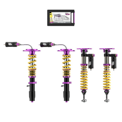 KW COILOVER SUSPENSION V4 RACING INCL. TOP MOUNTS - F80/F82/F83/F87 - M2/M3/M4