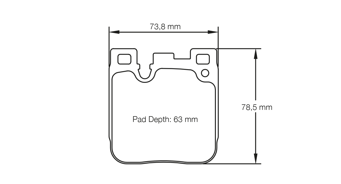 Pagid RSL 29 / RSL 1 - 4933 Racing Pads - 2 piston rear - F80 / F82 / F87 - M2 / M3 / M4