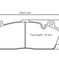 Pagid RSC 1 - 4934 Racing Pads - Carbon Ceramic FRONT - F80 / F82 / F87 - M2 / M3 / M4